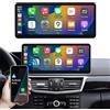 Ninetom Autoradio touchscreen da 12,3 pollici con Carplay wireless e Android Auto per Mercedes Benz Classe E W212 NTG4.0 2009-2011, supporta Mirrorlink, telecamera, navigazione