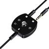 COOIDEA Switcher audio da 3,5 mm, interruttore AUX 1 in 2 out, supporta TS TRS TRRS, selettore altoparlante audio senza rumore di massa, per PC, telefono, laptop, cuffie