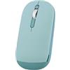 T'nB - Color 3, mouse wireless Bluetooth e USB, ultra sottile con cinturino da polso retrattile, connessione istantanea, silenziosa, compatibile con Windows Mac Linux, lunga durata - Blu