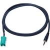 Keple Musica interfaccia AUX IN adattatore 3.5 mm jack audio MP3 Compatibile con Samsung Galaxy, HTC One, Huawei, Xperia, Lumia, LG, iPod a OEM (2005-2011) Clio, Espace, Kangoo, Laguna