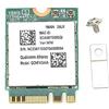 ASHATA Mini Scheda di Rete, Scheda di Rete Wireless Dual-Band da 1200 Mbps QCNFA344A WiFi per Modello con Chip Bluetooth Modulo Wireless con interfaccia NGFF M2 per