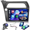 Inefala 2+64G 9'' Android 15 Radio per Honda Civic VIII 2006-2011