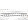 System-S Cover in Silicone per Tastiera QWERTZ Tedesca per MacBook PRO 13 15 17 iMac MacBook Air 13 in Bianco