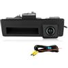 CAMECHO 1280 * 720P HD Telecamera Posteriore per Audi A4L, A3, Q3, Q5 e VW Volkswagen Passat, Tiguan, Touareg, telecamera 170 °, IP67 impermeabile, Visione Notturna, AHD e CVBS
