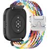 RoYiio Cinturino Nylon per Amazfit Balance 2 /Bip 6 /Bip 5 /Cheetah Round/Cheetah Pro Cinturini 22mm Comodo Traspirante Ricambio Cinturino per Amazfit GTR 4 /GTR 3 Pro - Arcobaleno Ufficiale