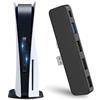 Mueuton HUB USB con 5 porte per PS5, estensione USB PS5 multiporta ad alta velocità, trasferimento dati di espansione, ricarica rapida, adattatore PS5 compatibile con la console di gioco Playstation 5