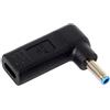 Xiwai - Adattatore USB 3.1 Tipo C, da USB-C a CC, 4,5 x 3,0 mm, attivazione emulatore PD, ad angolo di 90 gradi, colore: blu