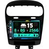 BXLIYER SXAUTO ¦ 8G+256G ¦ Android 15 IPS Autoradio Per Fiat Freemont Dodge Journey Leap (2012-2020) - Senza fili Carplay & Android Auto - LED Camera + MIC - DAB Fast-boot Volante 360-CAM -2 Din 9 Pollici