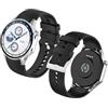 Haofun Cinturino per OnePlus Watch 3/2/ 2R / Oppo WATCH X/ X2, Bracciale di Ricambio in Silicone Morbido per Uomini e Donne - Nero