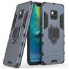 MaiJin Compatibile con Mate 20 PRO Cover, Custodia Armor Anello Cavalletto (Funziona con Il Supporto Magnetico per Auto) Case Paraurti per Huawei Mate 20 PRO (Blu Navy)