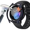 Acadeny Custodia rigida compatibile con Huawei Watch GT3 42mm con pellicola protettiva,Con scala, 9H Durezza Hart PC Case sottile in vetro temperato per Smart Huawei Watch GT3 42mm, blu