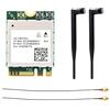 Waveshare AW-CB375NF Dual-Band Wireless NIC, RTL8822CE-CG Core, 2.4G/5GHz Dual-Band WiFi 5, BT5.0, Support BLE, High Speed & Low latency