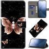 BOLELAW Custodia a portafoglio per Redmi Note 8 Pro, in pelle PU, con scomparto per carte di credito, funzione leggio [magnetica]
