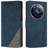 SONWO Cover per Realme 12 PRO, Flip Caso in Pelle PU Case Custodia con Slot per Schede e Supporto Stand, Blu