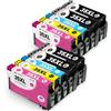 Clywenss Compatibili 35XL 35 XL Cartucce d'inchiostro Multipack per Epson WorkForce Pro WF-4740 WF-4730 WF-4725 WF-4720 WF-4740DTWF WF-4730DTWF WF-4725DWF WF-4720DWF Stampante, 10-Pezzi