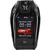Oreb TK800+ Smart Remote Control Car Key, LCD touch screen, senza chiave blocco automatico sbloccare finestra ascensore tronco, per tutti gli avviamenti del motore (Nero)