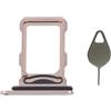 Snailcanfly Doppio Nano Scheda SIM Slot Supporto per iPhone 16 Pro/iPhone 16 Pro Max Con Pin Desert
