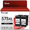 Torvon PG-575 PG-575XL Nero Cartucce per Canon 575 XL Nero 575XL Cartucce nere per Canon Pixma TS3550i TS3551i TS3750i TS3751i TS3752i TR4750i TR4751i TR4755i TR4756 (2-575XL Nero)