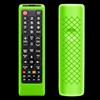 Avtbeisty Custodia per telecomando Samsung TV, cover per telecomando Samsung per Smart TV, universale, in silicone, con cordino che si illumina al buio, verde