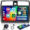 Roinvou 2+64G Schermo Radio per Suzuki Swift 2003-2010 con Wireless Carplay Android Auto, Android Autoradio 10 Pollici Stereo Auto con WIFI GPS Bluetooth EQ FM/RDS SWC Telecamera Posteriore