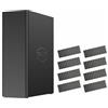 TERRAMASTER F8 SSD NAS Storage -Server NAS 8Bay All SSD con CPU N95 QuadCore, 8GB DDR5 RAM, Porta 10GbE, Archiviazione di rete Potente e di Dimensioni Palmari (Diskless)