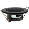 ChiliTec Altoparlante da incasso nero, look alogeno, Ø 8cm