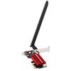 Tonysa Scheda PCIE WiFi 6E, Tri-band 4174MBPS (2,4/5/6GHz), Bluetooth 5.2, Adattatore Wireless Desktop, Compatibile per 10, 11, con Antenna (Antenna da 8 dB)