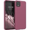 kwmobile Custodia Compatibile con Google Pixel 4 Cover - Back Case per Smartphone in Silicone TPU - Protezione Gommata - rosa scuro