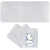 XiyaxiVici 4 pezzi Tappetino per mouse a sublimazione Tappetino Mouse Pad Personalizzato Rettangolare Personalizzabile Mousepad DIY Fondo Antiscivolo per Sublimazione Stampa a trasferimento Bianco