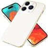 NALIA Custodia Rigida Ultra Sottile per iPhone 15 Pro - Anti-Impronta & 0.5mm Fino - PUREFIT (Opaca & Leggera) - Marchio Tedesco, Colore:Crema Beige