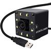 Svpro Fotocamera USB 12MP Con Luce, 4K 30fps Lightburn Camera 1080P 120fps Ad Alta Velocità, IMX577 Bassa Luce USB Esterna per PC Laptop, Linux, Windows, Android, MacOS