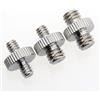 CAMVATE 1/4 maschio a 1/4 maschio e 1/4 maschio a 3/8 e 3/8 maschio a maschio 3/8 filettatura maschio adattatore a vite per treppiede