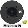 GK SOUND KIT SET PER CIARE SPL CT382 1 super tweeter da 200 watt rms e 400 watt max da 15 cm di diametro 105 db di sensibilità, 1 pezzo + condensatore e 5 adesivi omaggio