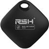 RSH Android Smart Tag - 1 Pack, Key Finder compatibile con Google Find Hub app (Android Solo), Bluetooth Finder per bagagli/borse, valigia/portafoglio, nero