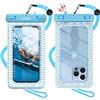 memumi Custodia Impermeabile Smartphone[1 Pezzi] IPX8 Porta Cellulare Subacquea, Cordino Staccabile e Regolabile, Borsa Impermeabile per iPhone 14 13 12, Samsung, Huawei, Fino a 7.0 Pollici