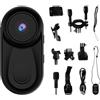 cimsfcor 1080P HD 1080P Action Camera portatile per vlogging con grandangolo di 130°/F2.0, videocamera portatile con audio per vlogging, viaggi, sport