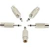 zdyCGTime Adattatore da RCA a 3,5 mm audio TS da 3,5 mm, spina mono maschio a RCA femmina.5 Packs 2-Pole