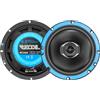 RECOIL RCX65 165mm Altoparlanti Coassiali Auto 2 Vie 200W Tweeter PEI