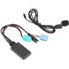 Tbest Gane, 3 Bluetooth,Adattatore Bluetooth AUX Aux Cavo auto 12V 6Pin Bluetooth Audio Cavo Stereo Adattatore Auxin Con Microfono Adatta Per/Espace/