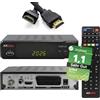 AXRED Premium technologies [ Test MOLTO BUONO, Note 1.1 *] AXRED S90 Plus SAT Receiver + cavo HDMI, con funzione di registrazione, HD abilitato, ricevitore digitale satellitare satellitare, ricevitore HD, HDMI