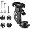 KMRDND Supporto per manubrio bicicletta per computer Garmin Edge 130, 530, 540, 800, 830, 840, 1000, 1030, 1040 Plus, Edge Explore 2 and Wahoo Elemnt Roam/Bolt v2/Mini (angolo regolabile)