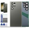 YHX-OU Custodia per batteria verde per Samsung Galaxy S23 Ultra 5G 2023 copertura posteriore in vetro posteriore kit di riparazione strumento