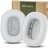 GEEKRIA Cuscinetti auricolari di ricambio Geekria QuickFit compatibili con Apple AirPods MAX, guanciali per le orecchie, parti di riparazione (Argento)