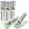 Mspalocell Batteria AA al litio da 1,5 V 3500 mWh, Uscita costante 1,5 V e con spia di ricarica, Ciclo lungo 1500 volte, Batteria AA ricaricabile 8 pezzi
