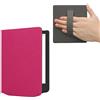 kwmobile Custodia Cinturino Mano Compatibile con PocketbookVerse/Pro/Color/Vivlio Light Cover - eBook Reader Case - Cover eReader Simil Pelle rosa shocking