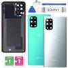 Eonpam Scocca Vetro Posteriore per OnePlus 8T KB2000/2001/2003/2005 Argento | Qualità originale scocca vetro posteriore coperchio copribatteria con vetro fotocamera kit ricambio.