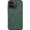 Kepuch Silklike Cover per Vivo IQOO Z9 China/IQOO Z9 Turbo - Custodia Case Piastra Metallica Incorporata - Verde