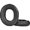 Yaowanguan Cuscinetti Auricolari di Ricambio per Panasonic RP-HTX7 RP-HTX7A RP-HTX70 RP-HTX9 RP-HTX90N RP-HTX80B Cuffie Wireless,Pelle Proteica Nera Cuscinetti Auricolari/Coppe/Coperture
