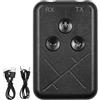 WANGCL Adattatore Bluetooth 5.3 per tutte le cuffie, a bassa latenza, supporta 2 cuffie o AirPods con jack da 3,5 mm, trasmettitore wireless per iPad in volo, palestra, tablet PS5