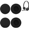BIVOFU 4pcs Cuscinetti di Ricambio per Auricolari H330 H340 H390 H600 H609 H760, Dimensioni 50mm*6mm in Schiuma di Alta Qualità per un Comfort Ottimale e un Audio Immersivo
